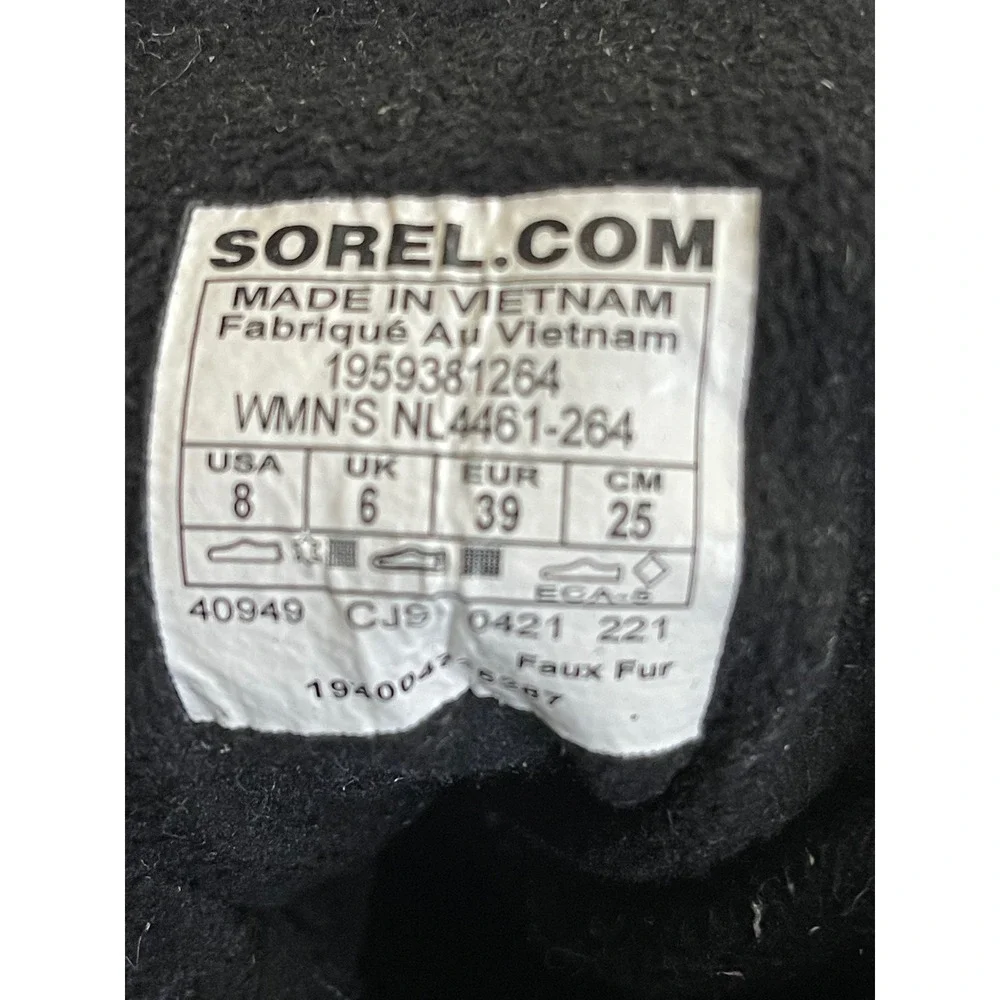 Sorel Explorer II Joan Waterproof Boots Taupe Felt Womens 8